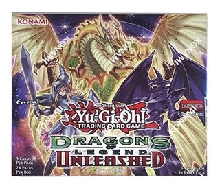 Yugioh Dragons Of Legend Unleashed Booster Box Display Inglé