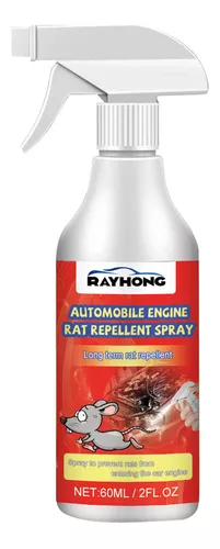 Spray ahuyentador Repelente de Ratas y Ratones para Coche Anti mordeduras  de roedores para la protección de Cables eléctricos Cuadro eléctricos  automoviles aislantes Aerosol 1X500ml Scare Rat: : Jardín