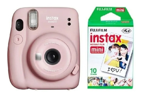 Camara Instantanea Instax Mini 11 Blush Pink Rollo Entrega