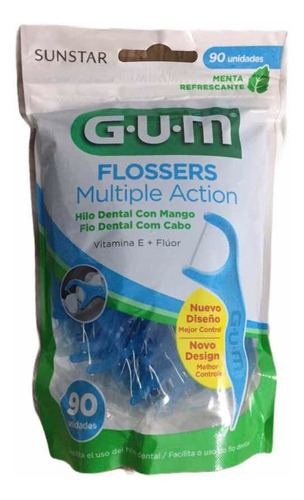 Gum Flossers Multiple Action Nuevo Diseño 90 Unidades