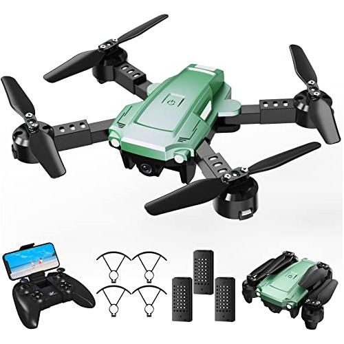 Attop Mini Drone Con Cámara, 1080p Fpv, 3 Baterías