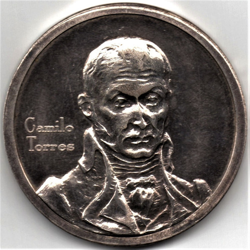 Medalla Camilo Torres Academia De Historia 1960 Plata