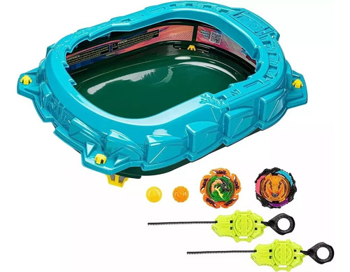 Nuevo Beyblade Estadio Batalla Burst Quadstrike Light Luces