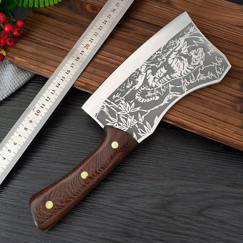Cuchillo Para Carne, Mxtie-001, 1 Pza, 29cm, Cuchillo Para C Color Acero