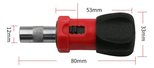 Destornillador De Trinquete De Precisión Mango Corto Mini