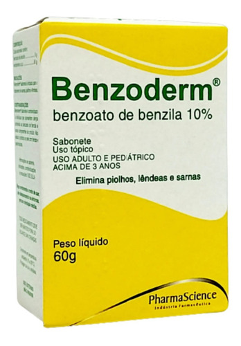 Benzoderm Sabonete Em Barra - 60g