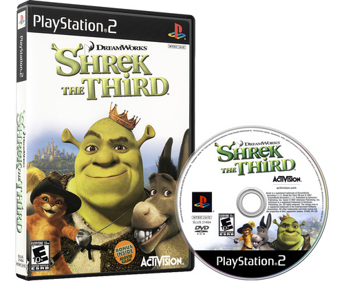Jogo Shrek The Third - Ps2 Midia Fisica