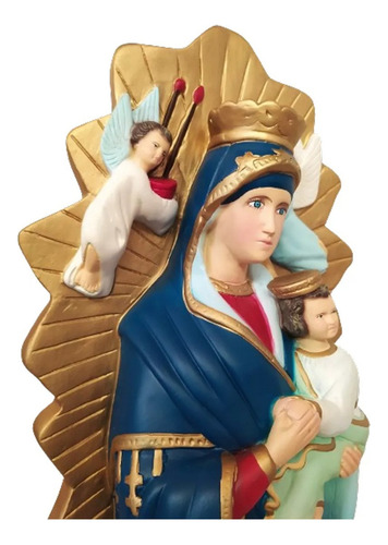 Imagem De Nossa Senhora Do Perpetuo Socorro 70 Cm Cor Pintura A Mão