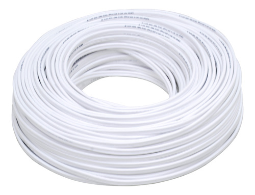 Cable Eléctrico Pot Cca 2 X 12, 100 M Color Blanco Surtek