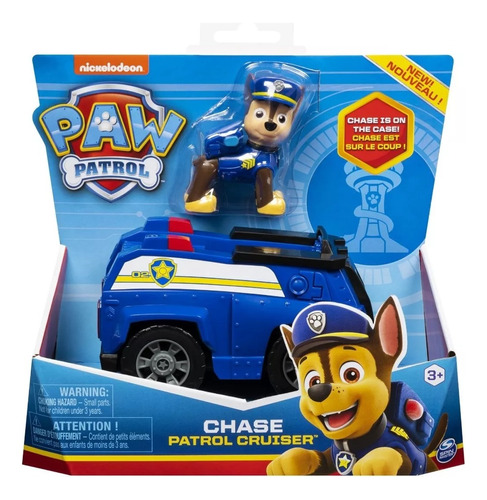Paw Patrol Vehiculo Mediano + Figura Coleccionable Original