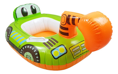 Inflable Para Niños Flotador De Alberca Diseño Cochecitos Color Verde