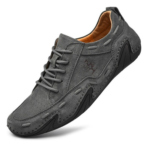 Zapatos Casual Para Hombre De Ante Italianas Hechas A Mano A