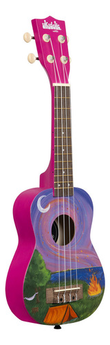 Ukelele Soprano Kala Happy Camper Uk-happycamper + Funda