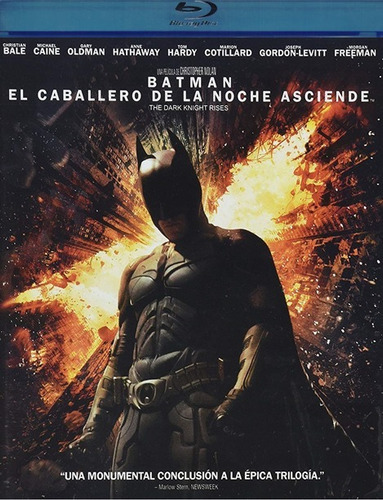 El Caballero De La Noche Asciende Batman Pelicula Blu-ray