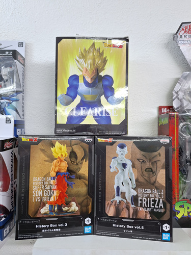 Dragon Ball Goku Frieza Vegeta Bandai Lote Open Box