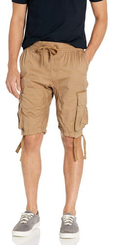 Pantalon Corto Tipo Jogger Para Hombre Southpole Bolsillo