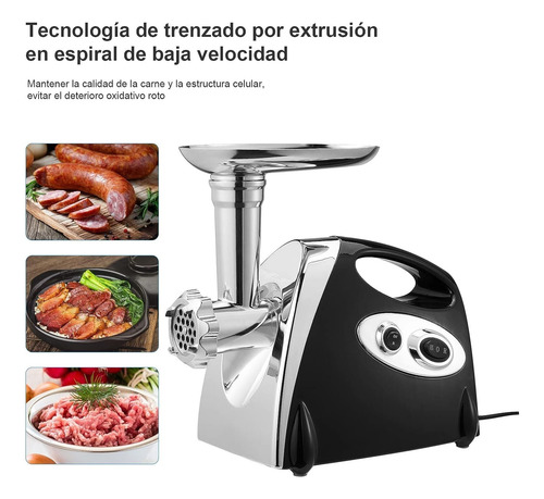 Molino De Carne Eléctrico Acero Inoxidable, Molinillo Carne