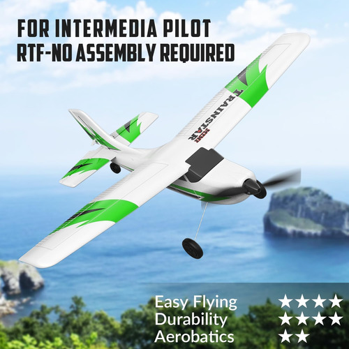 Volantexrc Rc Avión Entrenador 3ch Control Remoto Avión C...