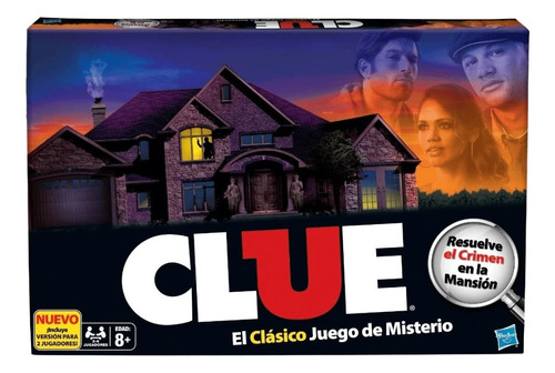 Juego De Mesa Clue Refresh Crimen Misterio Hasbro Full