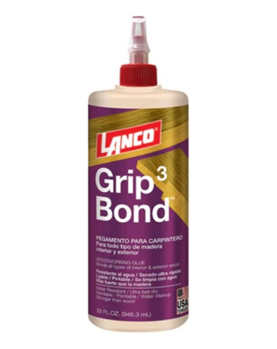 Grip Bond 3 Cola Fría Extra Firme Lanco 1 Litro (946.3ml)