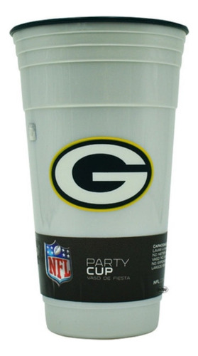 Vaso De Fiesta Nfl Green Bay De Plastico Duro 900 Ml Nfl