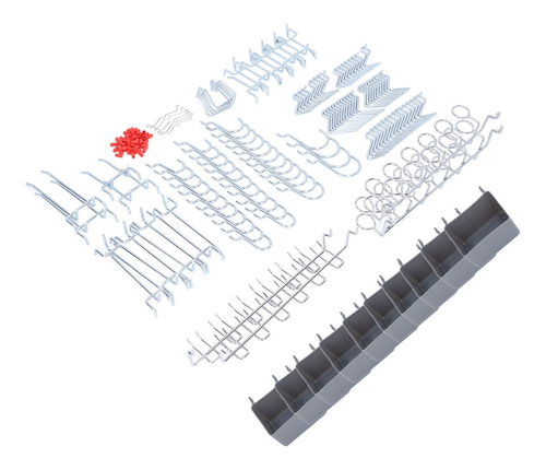 Gancho Para Tablas, 228 Unidades, Surtido De Tablas Perforad