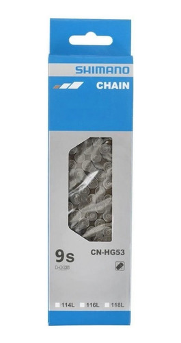 Cadenilla Shimano Cn-hg53 1/2 3/32 114l 9 Velocidades