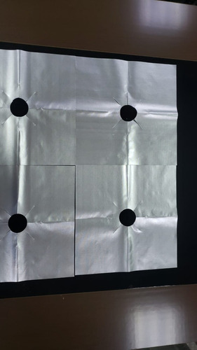 Protector De Cocina 4 Platos Fibra Aluminio