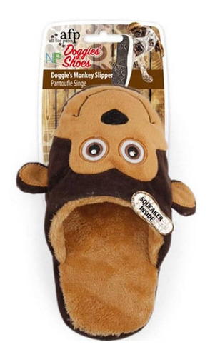 Afp Doggies Pantufla Mono Juguete Para Morder Para Perro. Np