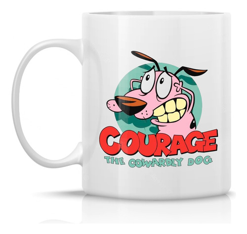 Taza Coraje El Perro Cobarde