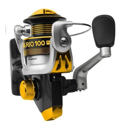 Imagem 2 de 4 de Micro Molinete Canario 100 Albatroz 3 Rolamentos Ultralight