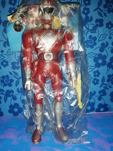 Power Ranger Rojo Figura Vintage Con Detalle Bootleg
