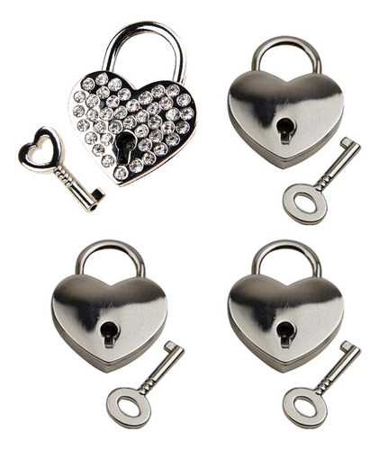 Llave De Con Cerradura De Aleación De Zinc 4 Piezas Para De