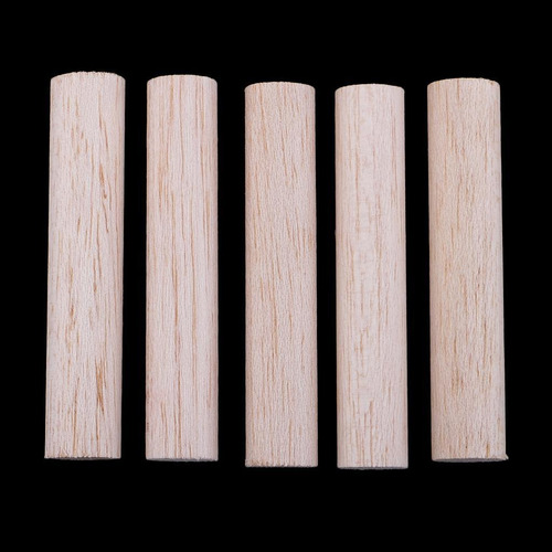 20 Piezas De De Balsa De 15 Mm Sin Terminar, Palos , Varilla