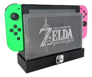 Porta Dock Personalizado Luminoso Nintendo Switch