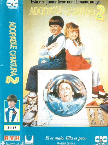 Adorable Criatura 2 Vhs Problem Child 2 John Ritter 1991