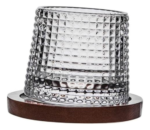 Copo Tuut Escuro Giratório 180ml Para Whisky E Bebidas+ Base Cor Transparente