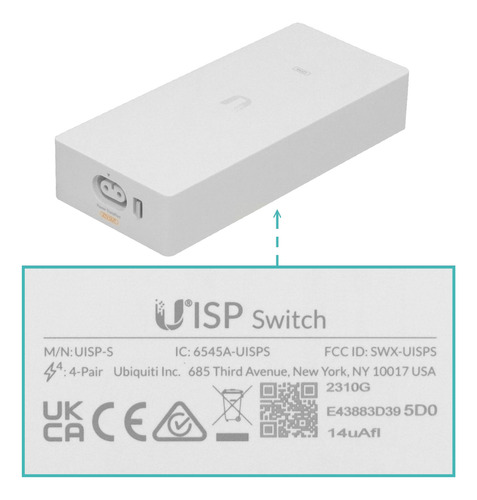 Ubiquiti Switch Micropop 8-1000-poe-pasivo 1-sfp Inc-27v/100