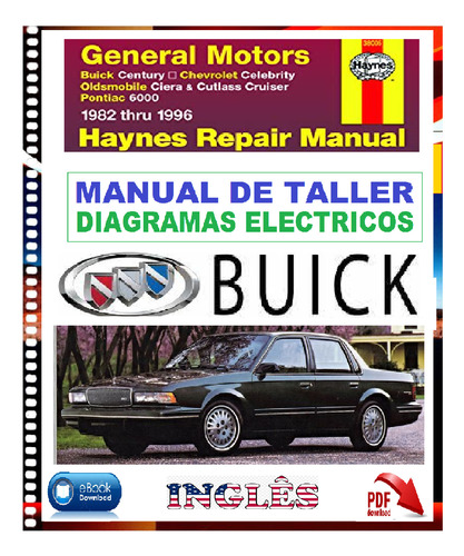 Manual Servicio Reparación Chevrolet Century Celebrity .