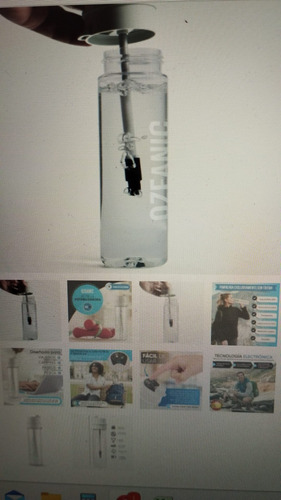 Ozeanic  Botella Potabilizadora De Agua | 750ml | Transpare
