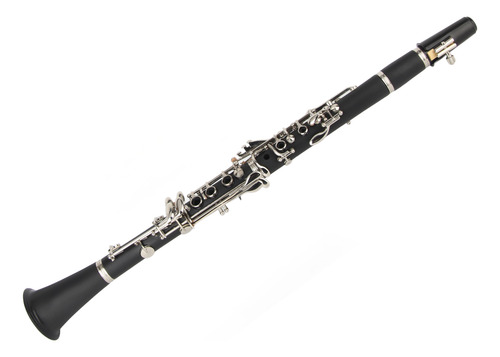 Bb Key Clarinet Set 17 Wood Cleaning Cloth Reed Screwdriver