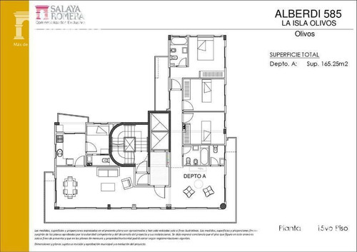 Imagen 2 de 20 de Departamento - Piso Única Vista En El Corazón De Olivos -