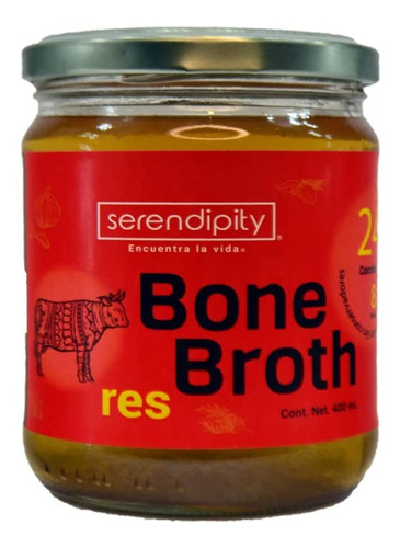 Caldo De Huesos Orgánico Bone Broth Res Serendipity