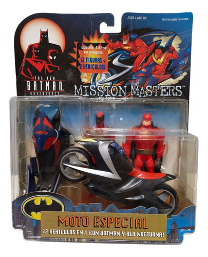 Batman Mission Masters Moto 2 En 1 1998 Hasbro