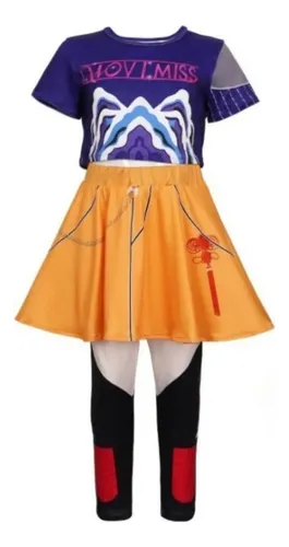 Disfraz De Cazadora Para Niñas – Conjunto De Chaqueta, Top Y Shorts – Ideal Para Halloween, Carnaval Y Actuaciones