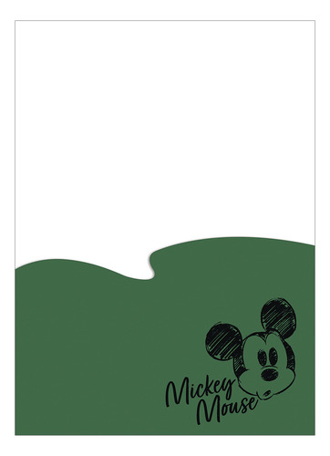 Agenda 2025 Premium Mickey Amigable V1 Upak Portada Verde Oscuro
