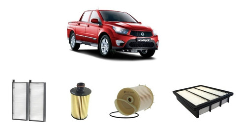 Kit De Filtros Ssangyong New Actyon 