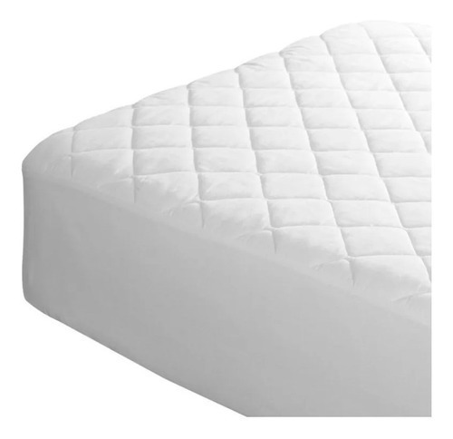 Imagen 1 de 1 de Cdi Cubre Colchon Tipo Sabana Ajustable 140x190 Matelaseado