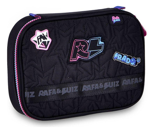 Kit Mochila Rodas Youtuber Rafa E Luiz Estojo Box 36 Lápis