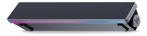 Parlante Bluetooth Neon Mic S201 Portátil Luces Led Rgb